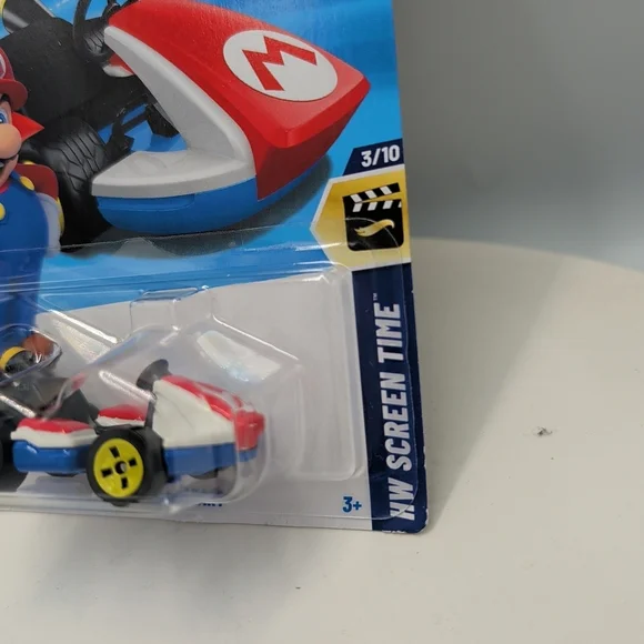 Hot Wheels Mario Kart Standard Kart Toy - Blue, Red, White, Black - Picture 6 of 12